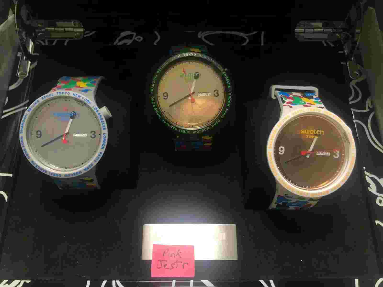 NEW 2020 SWATCH X BAPE TOKYO BIG BOLD Bathing Ape BOX SET xxx/183 Olympics LTD