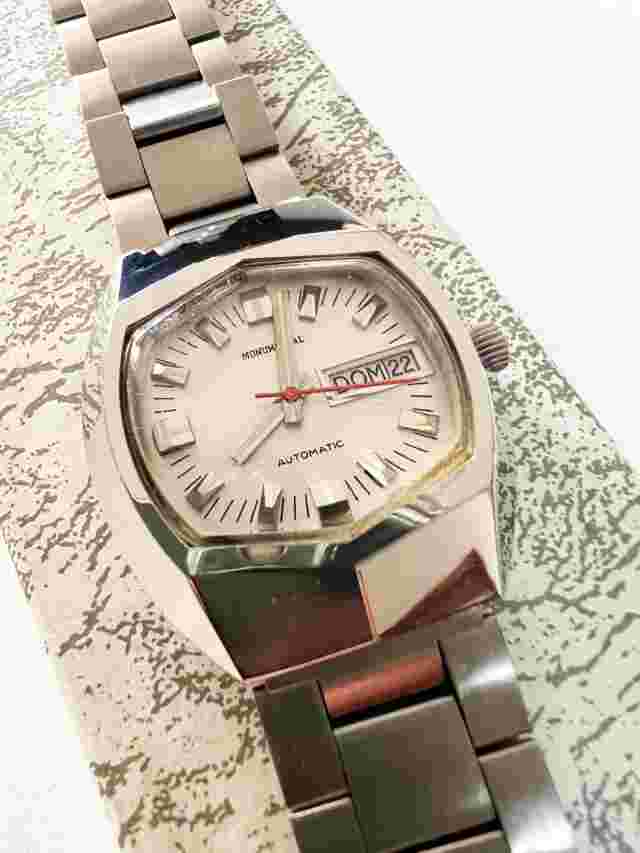 MONUMENTAL - Automatic Day Date 25 Jewels Incabloc 70-80s - NOS - Swiss Made