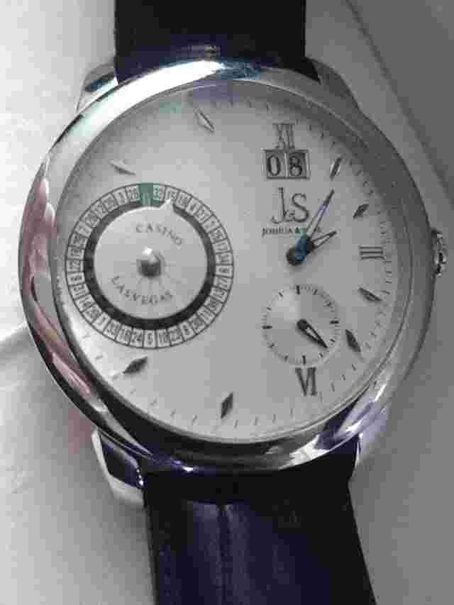 joshua and sons watch Los Vegas Casino Automatic Watch 22 Jewels