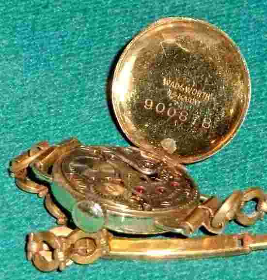 RARE Ladies Fancy Pierpont Swiss 15 Jewels Solid 14k  Gold Wristwatch
