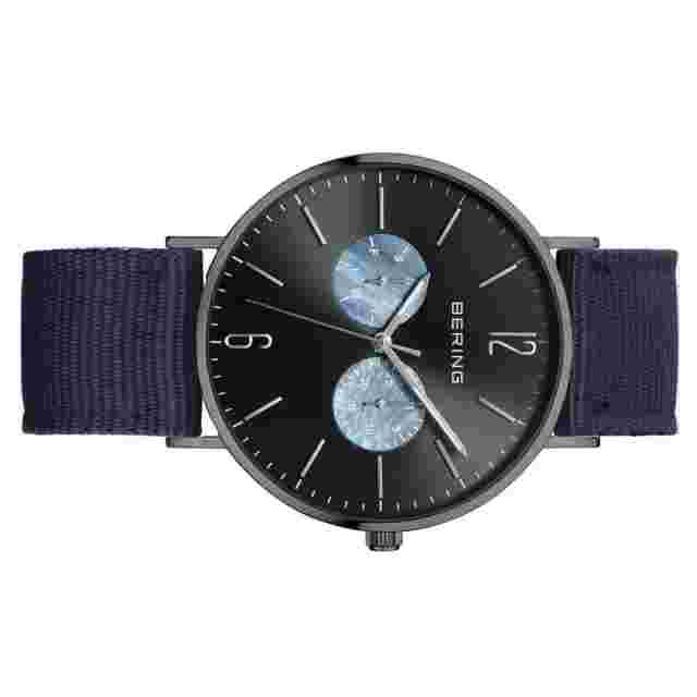 Bering Mens Wrist Band Watch Classic Multifunction 14240-123