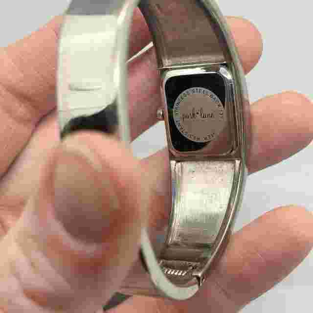 Park Lane Swarovsky ladies silver tone watch