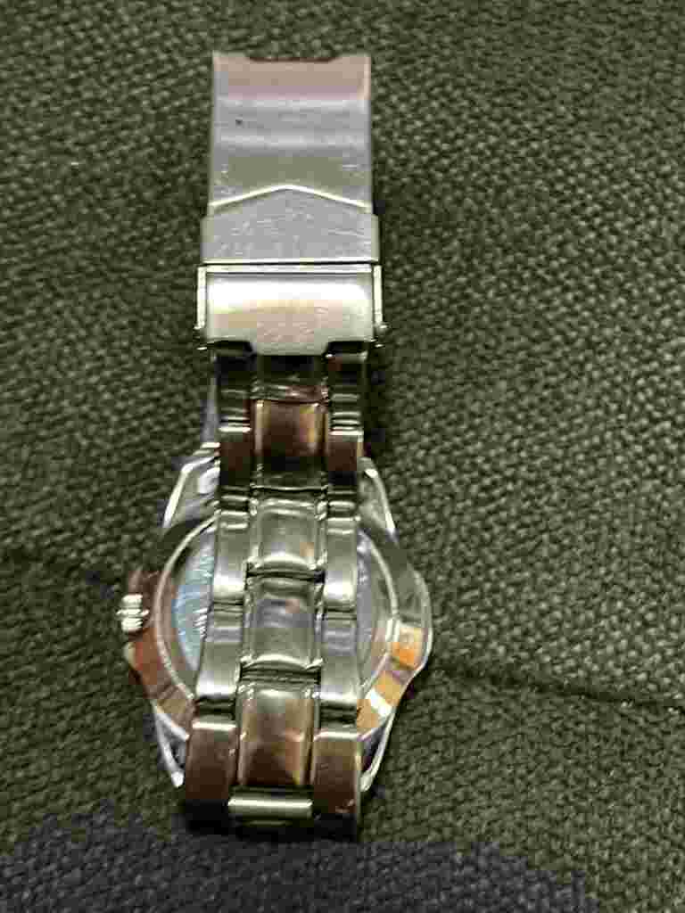 UTAH STATE Sun Time SILVER Tone Diver Watch Collectible