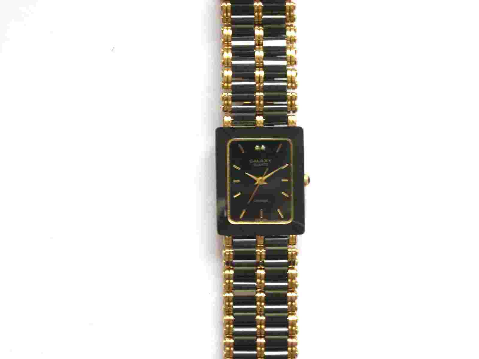 Rare vintage Galaxy  Ceramic Gents Quartz watch salesman's sample   NO MOVEMENT