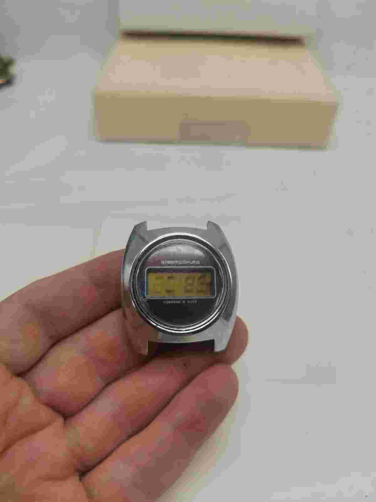 Vintage Elektronika 3049 (b6-02) Original Soviet USSR First Digital Watch 1970s