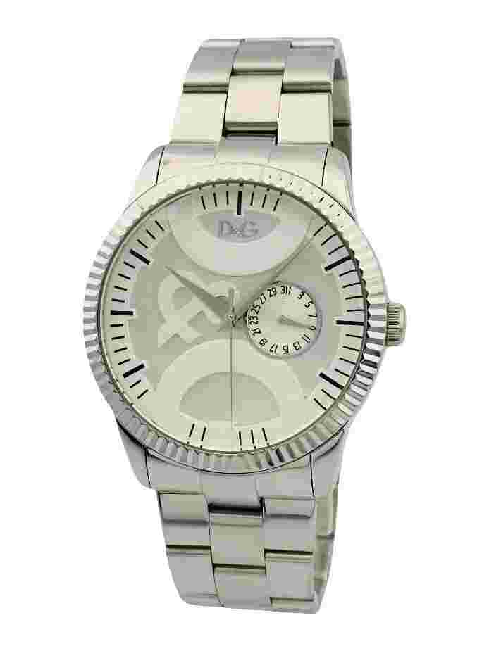 Dolce & Gabbana Time DW0755 Men's Round Analog Date Stainless Steel Watch
