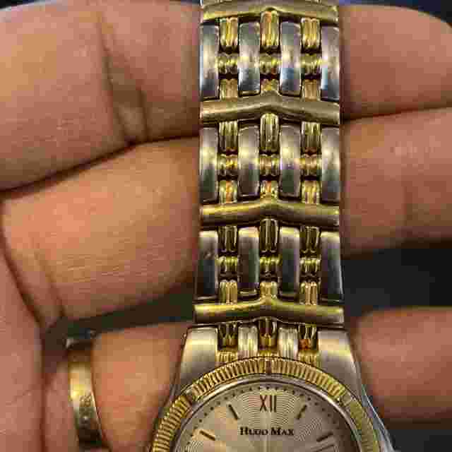 Hugo Maxx Watch - Stainless Steel Wristwatch w/ 18K Gold plated accents