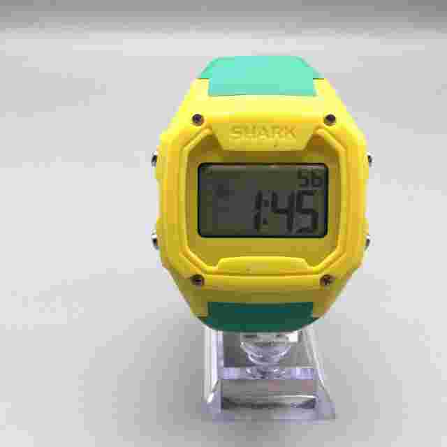 Freestyle Shark Watch Men 43mm Digital Yellow Green Backlight New Battery