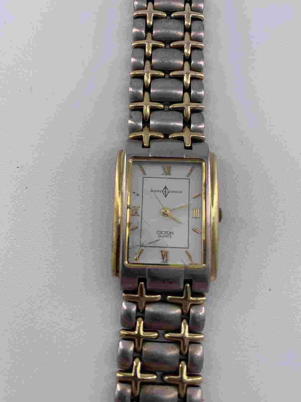 Andre Giroud Croton Stainless Steel Men’s Square Face Watch