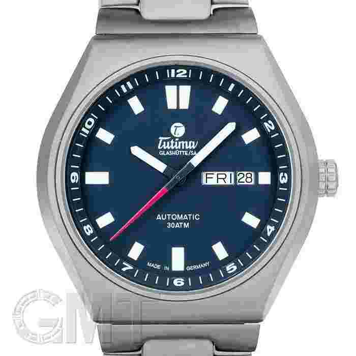 Tutima M2 Coastline Wristwatches Men's Watch Blue Dial Automatic Self-winding