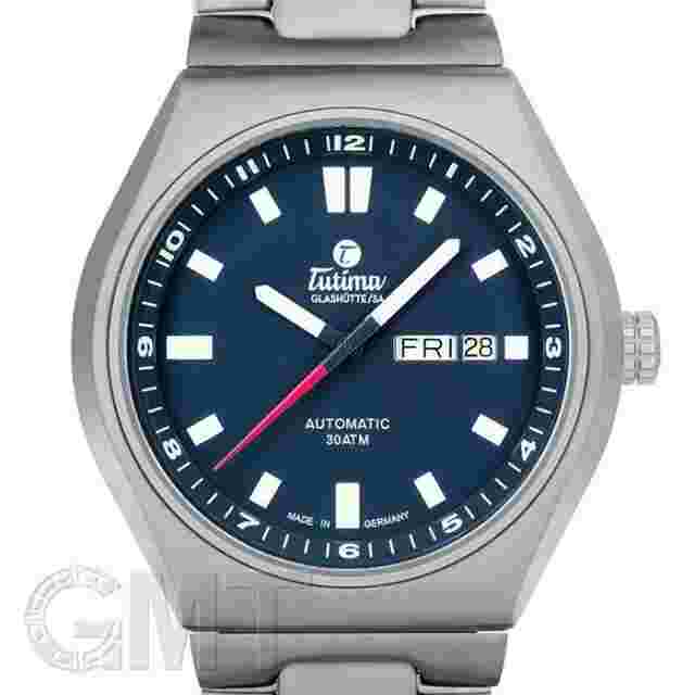 Tutima M2 Coastline Wristwatches Men's Watch Blue Dial Automatic Self-winding