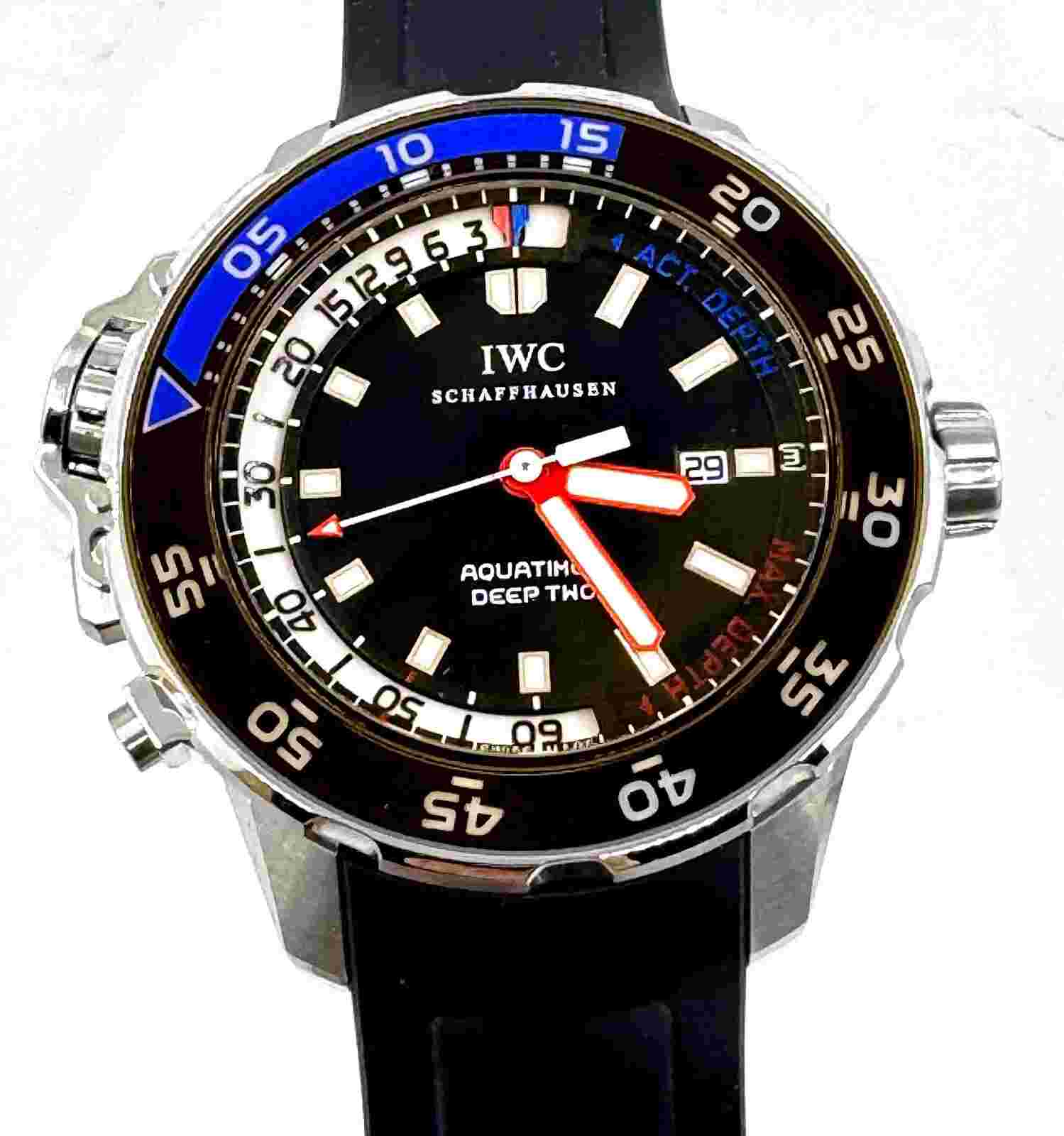 IWC Aquatimer Men's Black Watch - IW354702