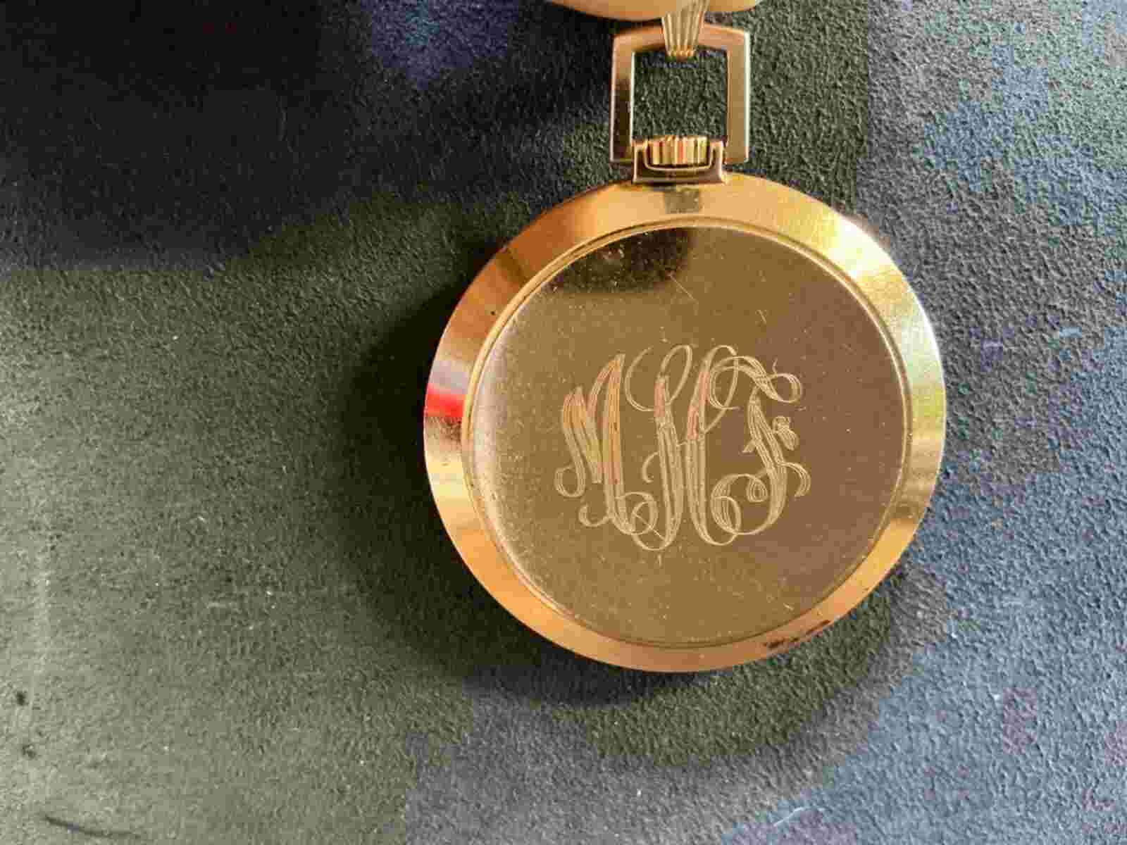 Vintage Exactus Pendant Watch Swiss Made 17 Jewels **WORKING**