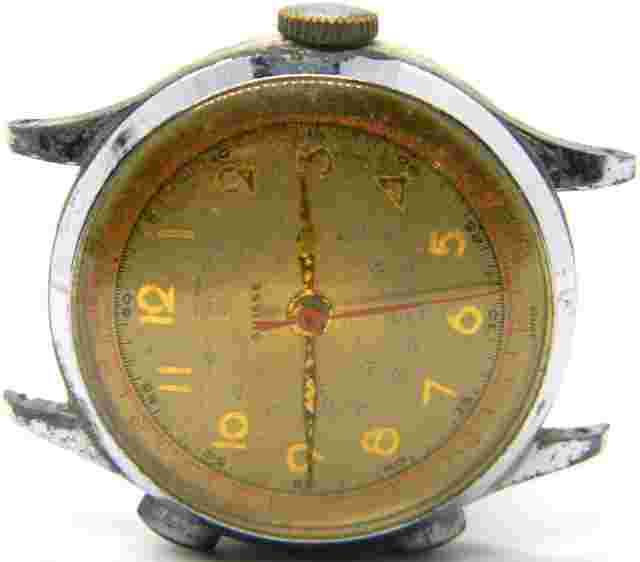 ET274 mens Vintage Suisse Chronograph Telemetre Manual Military Swiss Watch lot