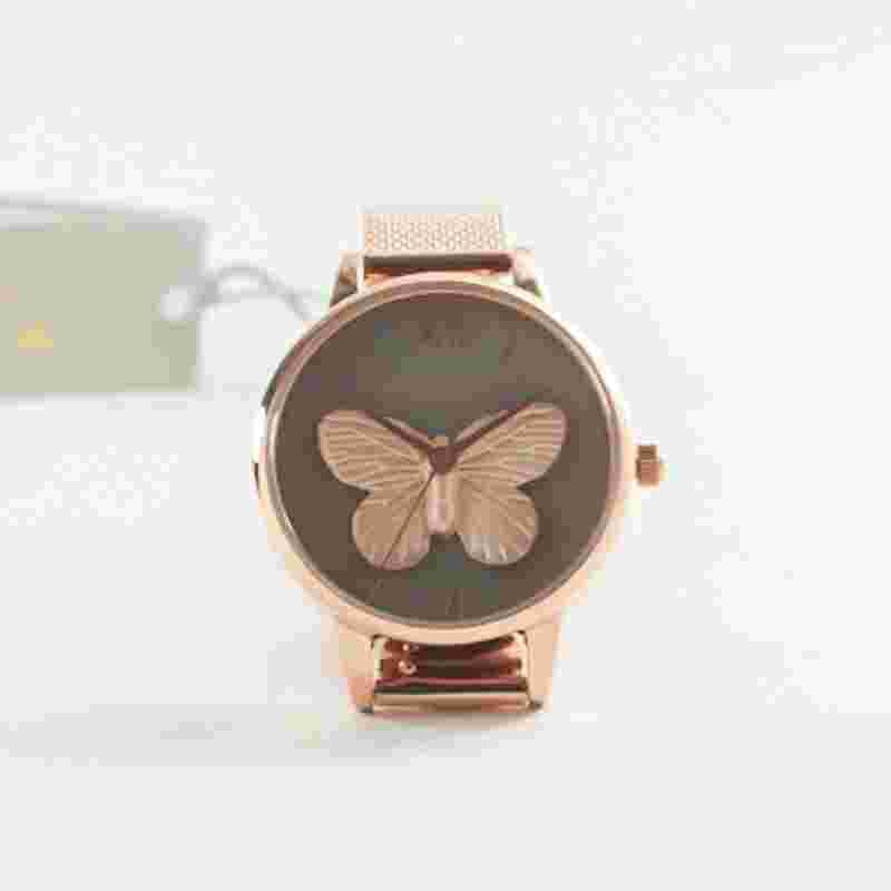 Olivia Burton Women's Watch Gold Grey OB16MB28