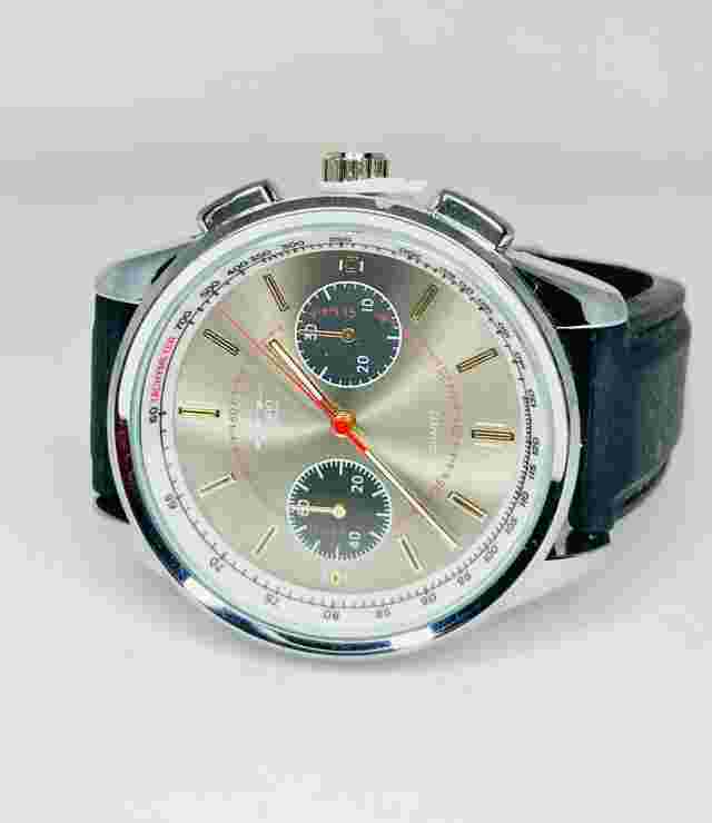 Milano Expressions New Men's Quartz Watch,Vnyl Band Tachymeter,Multi-Dials