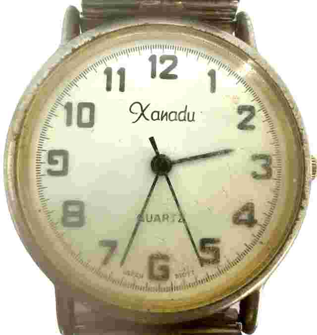 Vintage Xanadu Quartz Wristwatch, Round Face, For Parts Only, used (NN)
