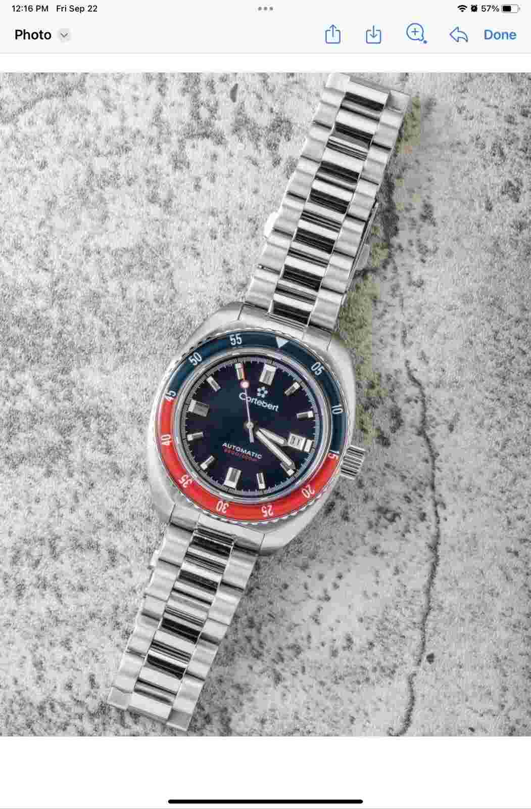 Cortebert Clipper Classic Blue