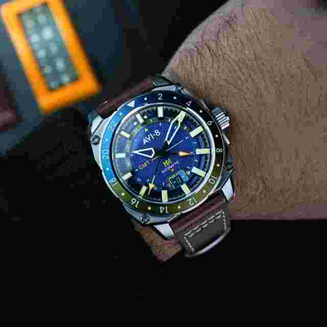 AVI-8 Atlas Stainless Steel Wristwatch AV-4122-02