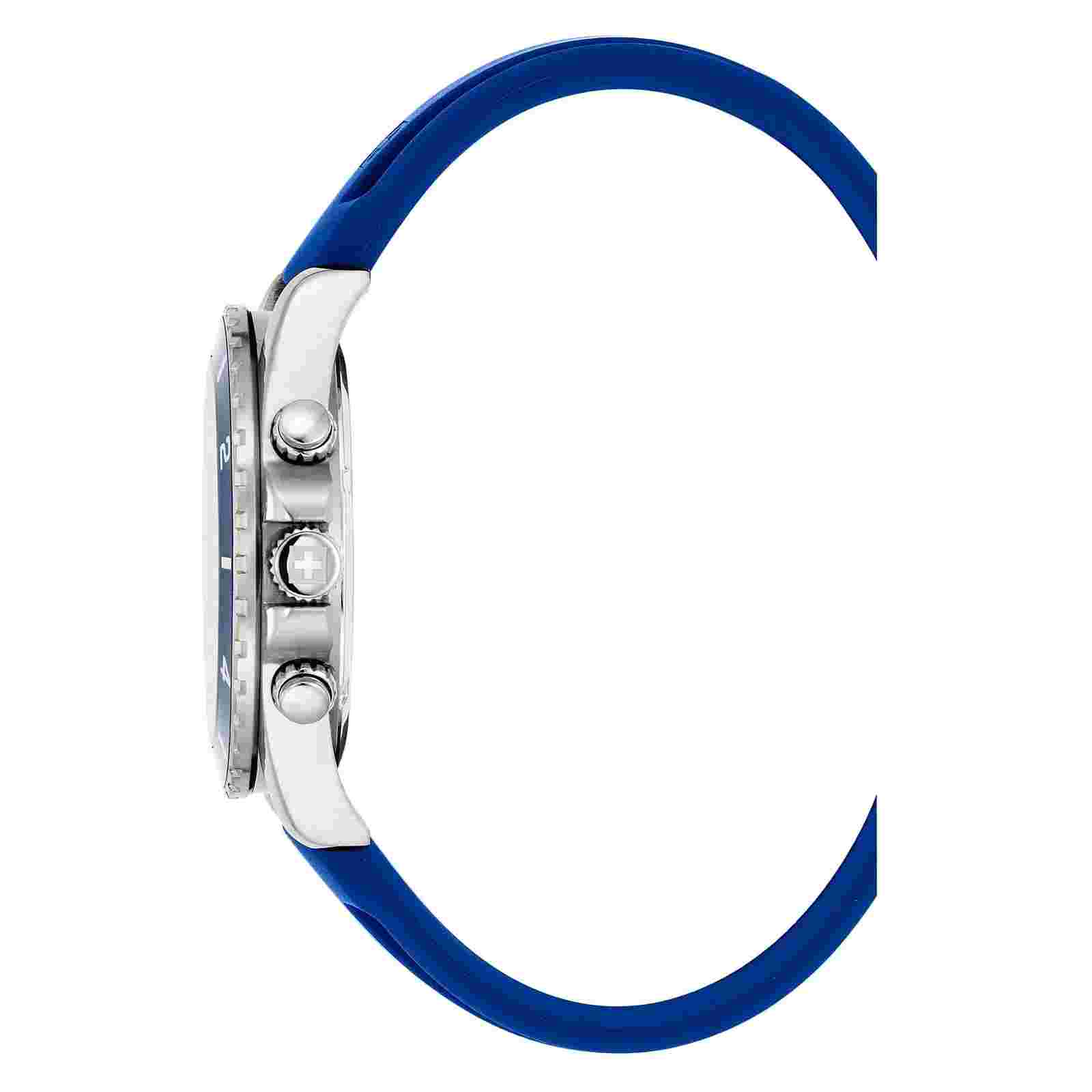 Swiss Alpine Military Men's Watch Analog Quartz Chronograph 7034.9835SAM Silicon