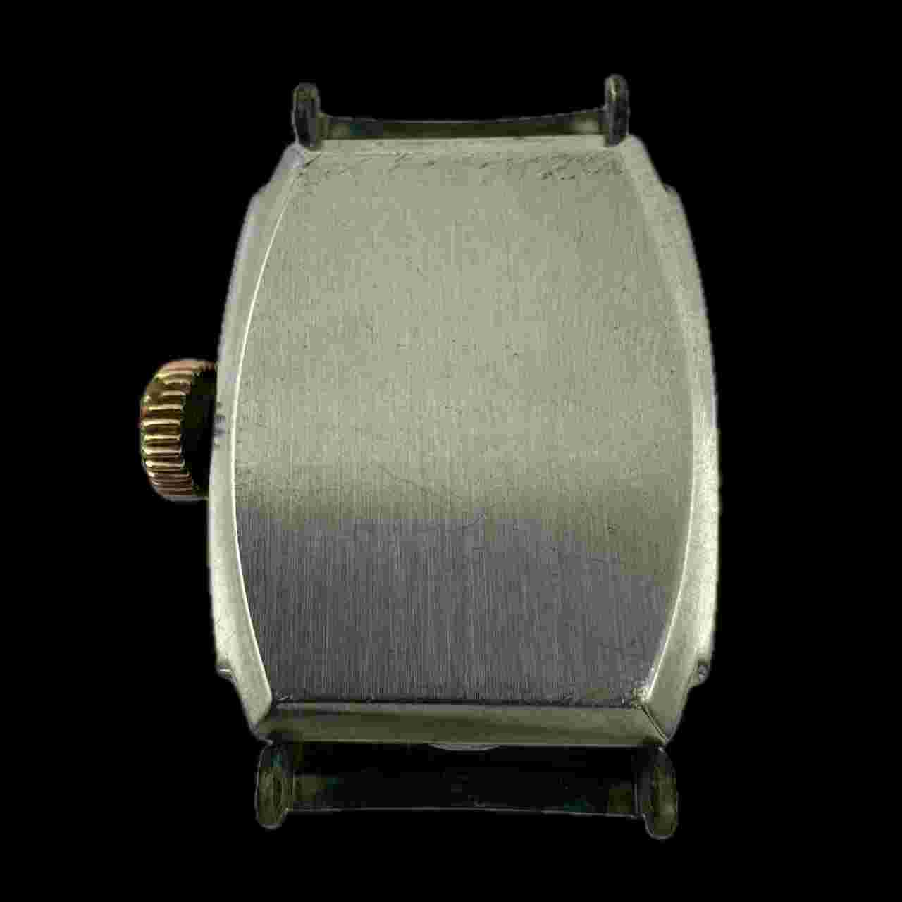 Vintage 25mm Sentinel Hooded Lugs Men's Mechanical Wristwatch USA Gold Tone