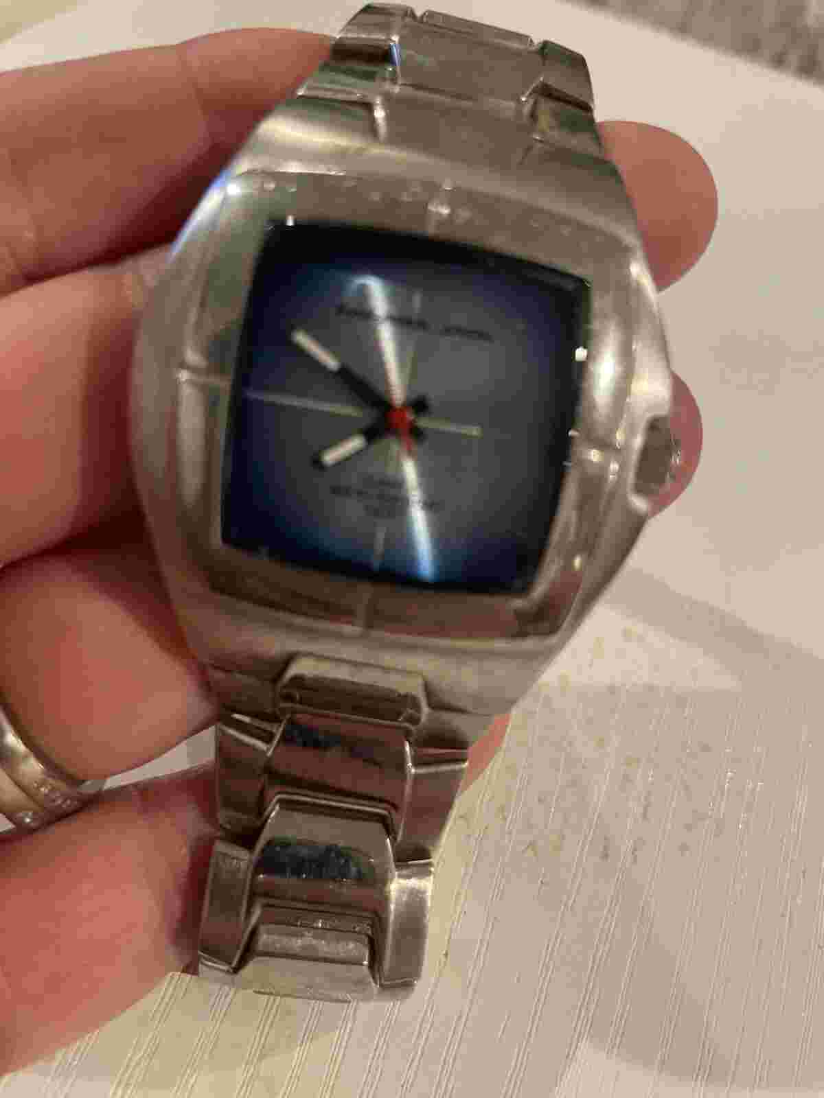 Mens Panama Jack Tide Runner Watch Stainless Steel Untested Needs Battery Parts