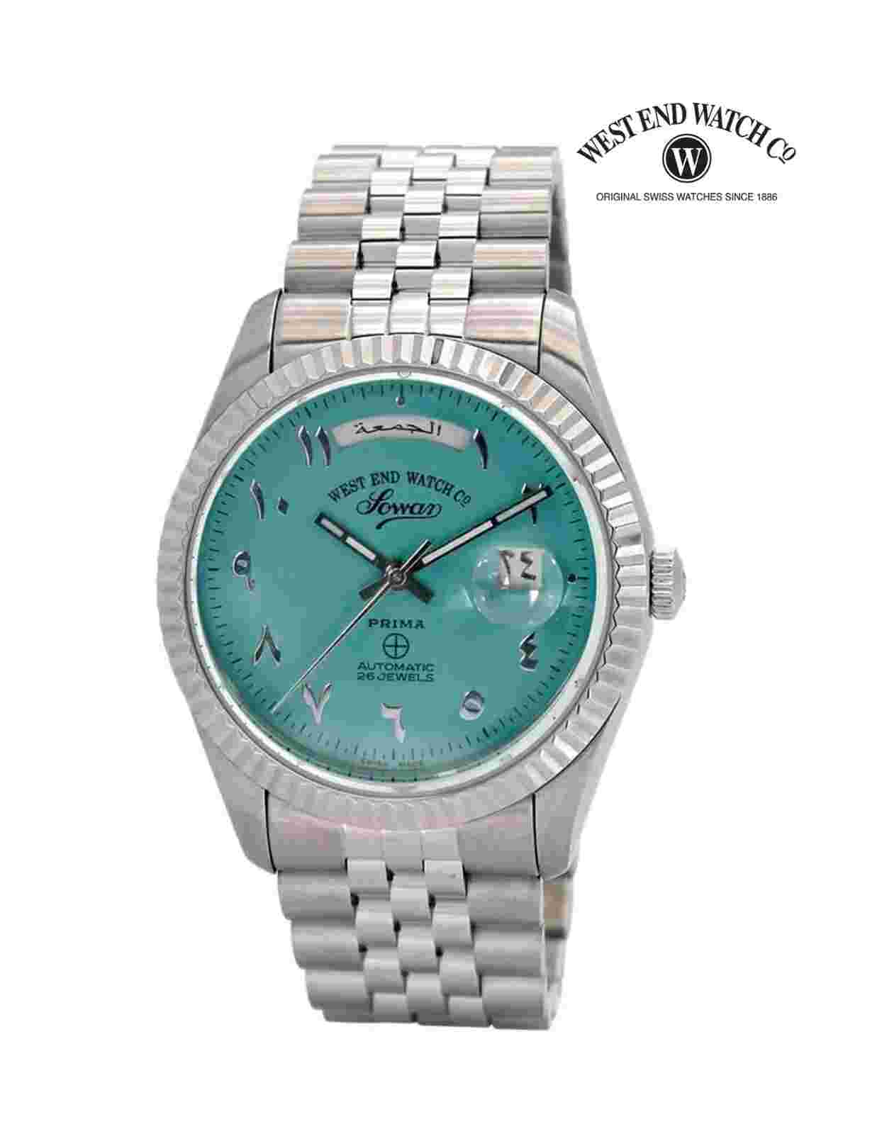WEST END Classic Unisex 41 mm Auto Watch 6868.10.3377N2 Tiffany Arabic No Dial