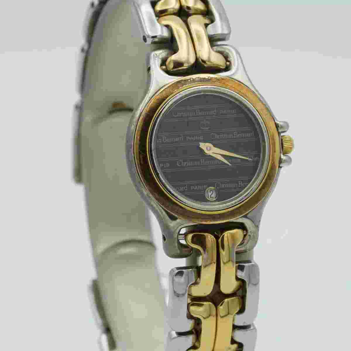 Christian Bernard Quartz Women Watch 25mm Steel/Gold Full Set