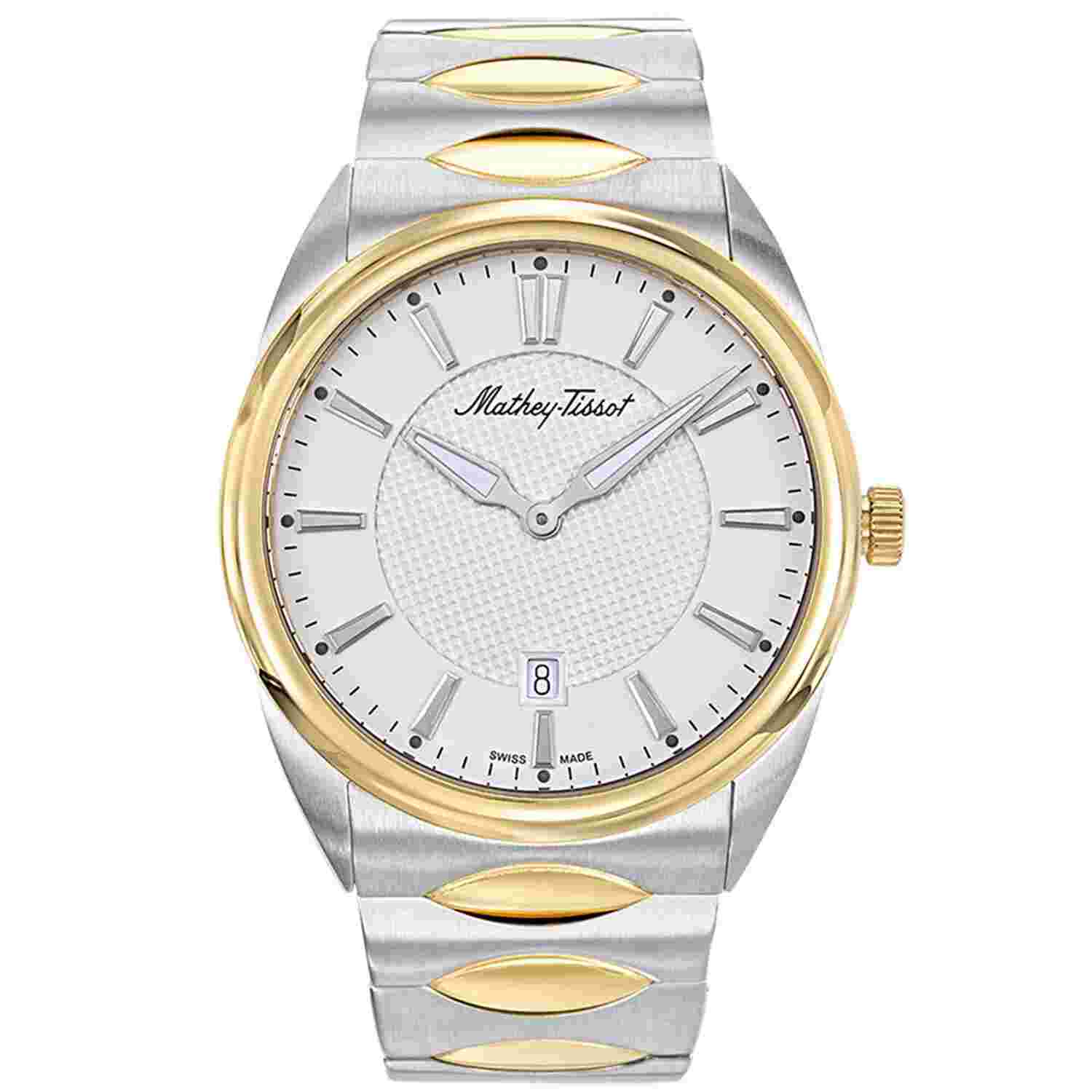 Mathey Tissot Men's Classic White Dial Watch - H791BI