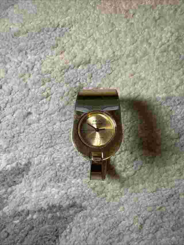 Vintage MARCEL BOUCHER WOMEN’S WRIST WATCH WIND 17 JEWELS Bangle Needs Battery