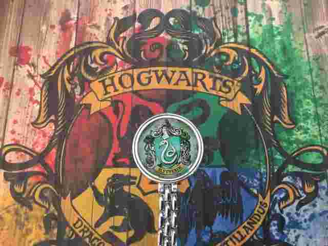 Harry Potter Slytherin House Handmade Nurse / Vet Nurse / Student Fob Watch.