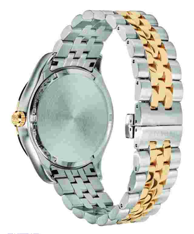 Versace Hellenyium Swiss Watch Mens Two-Tone Stainless / Green Dial VEVK00620