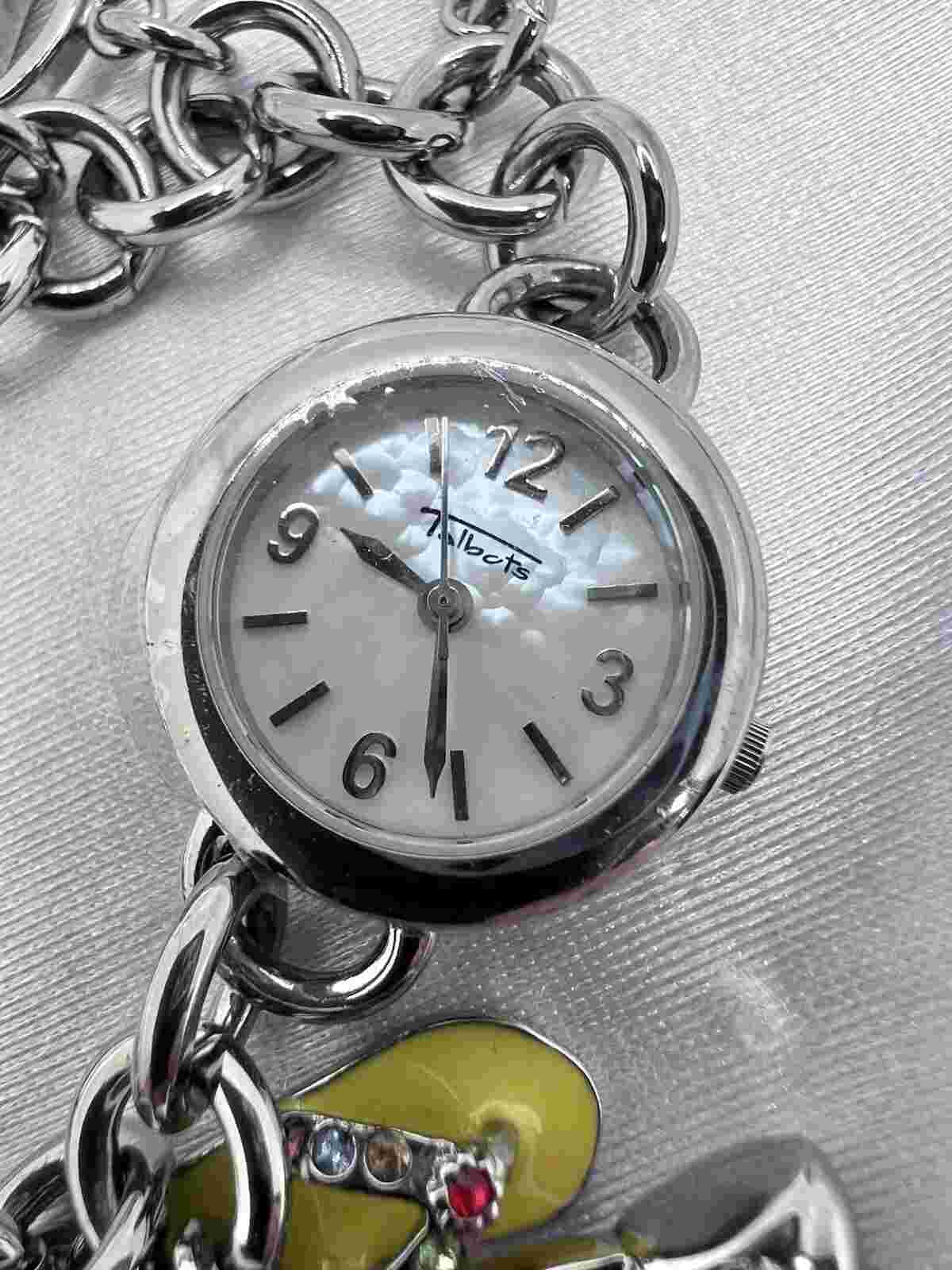 Women’s Talbots CHARM BRACELET WATCH WITH Sandals Purse Heel Flip Flops