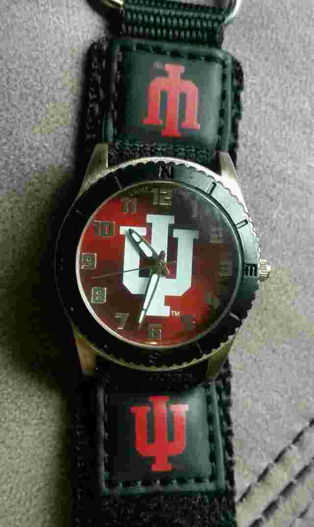 INDIANA HOOSIERS GAME TIME WOMEN'S  WRISTWATCH