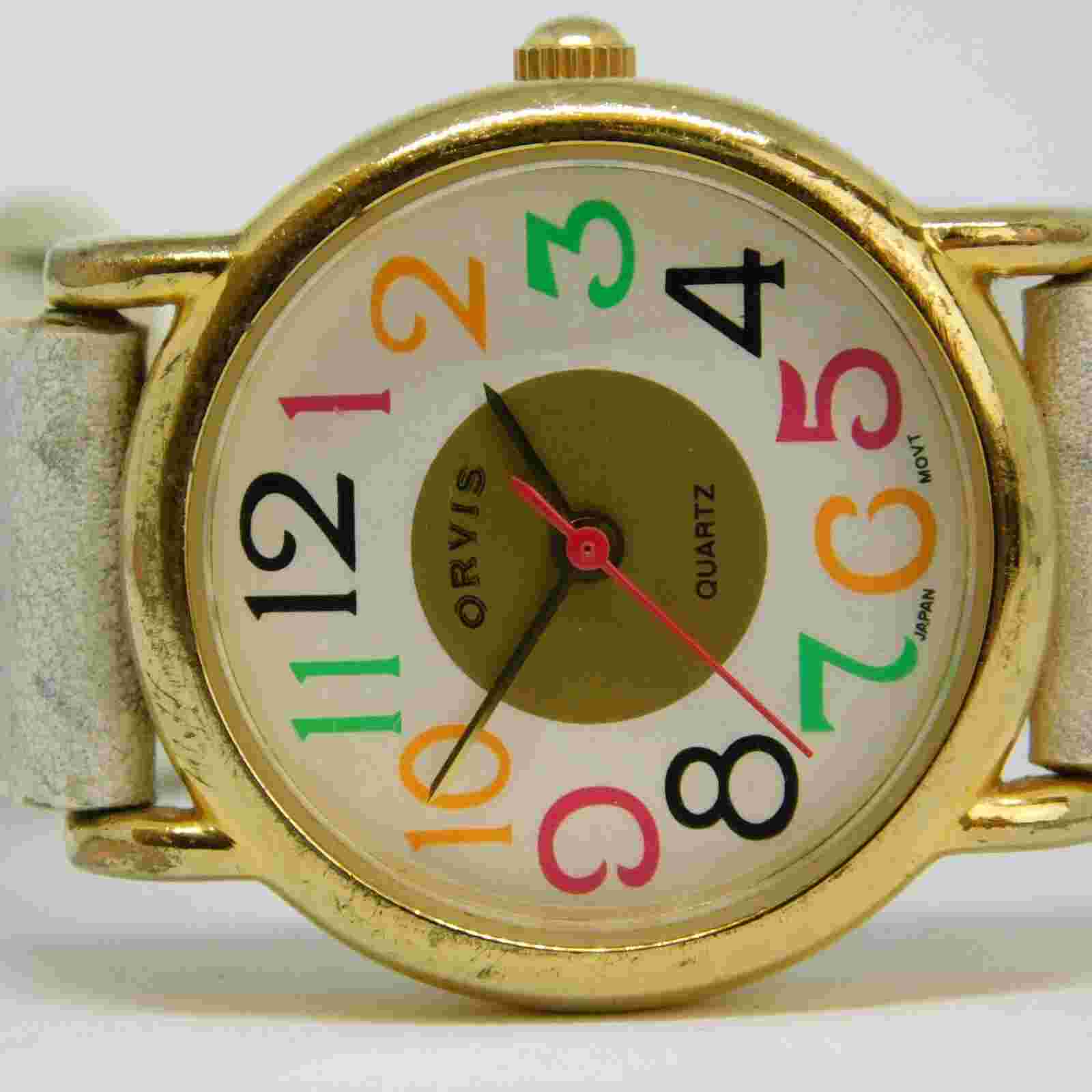 ORVIS OR191Y Multicolor Quartz Analog Women's Watch New Battery