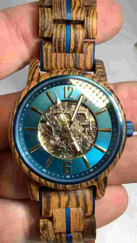 BOBO Bird - Luxury Handmade Compass Style Wood Automatic Mechanical Movement
