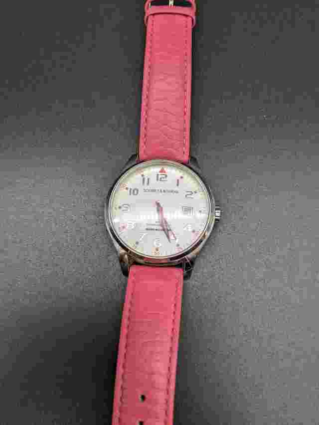 Dooney & Bourke Pink Leather Watch