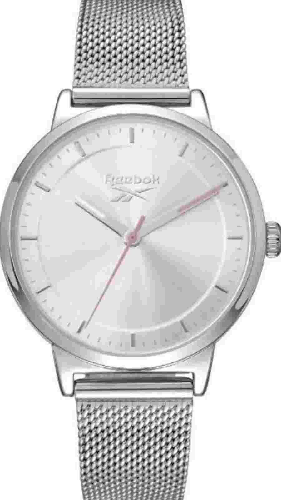 Reebok Chipper Silver Women Watch Stainless Steel Mesh Strap RV-CHI-L2-A1S1-W1