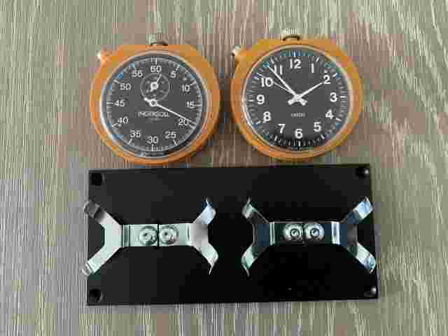 Smiths/Ingersoll Rally Timer Set on a Black or Aluminium Dashboard - Please Read