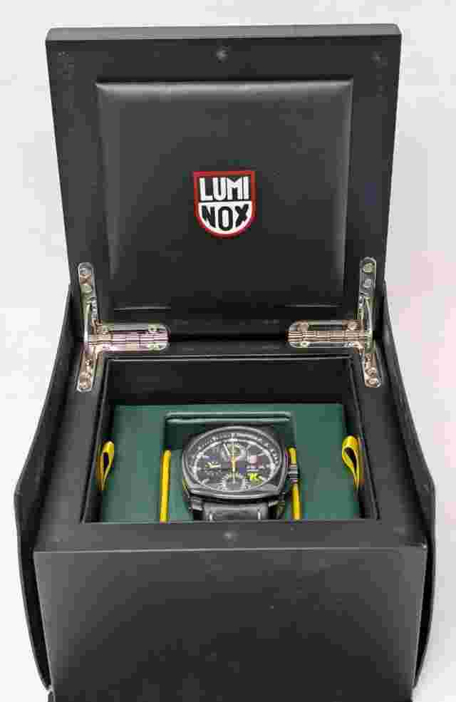 Luminox Men's 1188 Tony Kanaan Le Chrono Valjoux Automatic Watch With XTRAS