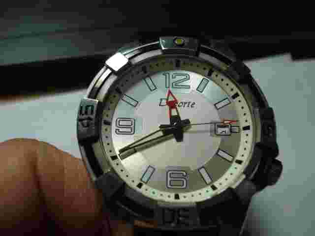 RARE LARGE NICE DEPORTE LIMITED  EDITION 245/255 MADE SILVER WATCH RTL $225