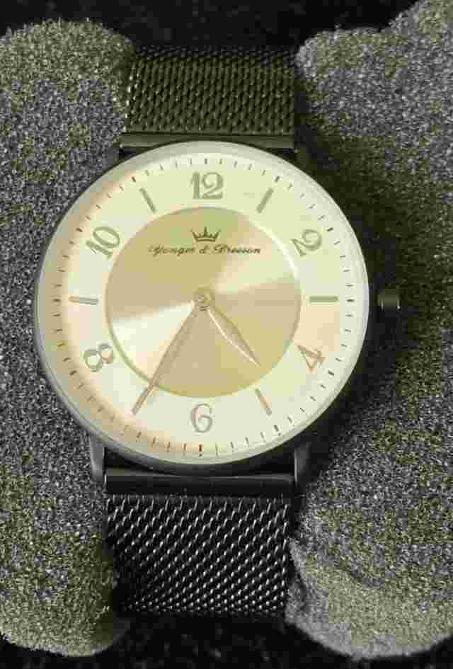 NEW Yonger & Bresson Qvartz Women watch Stainless Steele Bracelet size 34 mm