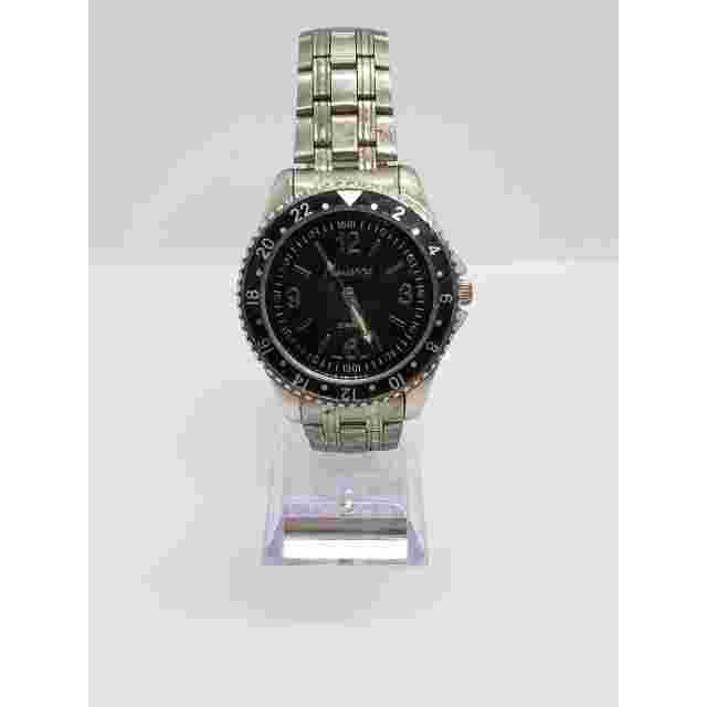 Navarre men's dress watch. Large black face. Working watch