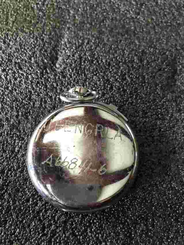 Vintage Clebar Watch Company Pocket Watch Swiss  Case & Movement for Parts