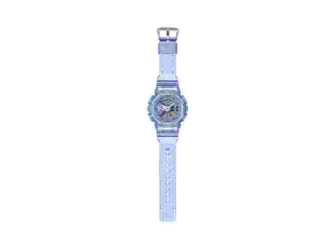 Casio G-Shock Analog Digital Transparent Blue Dial Women's Watch GMAS110VW-6A