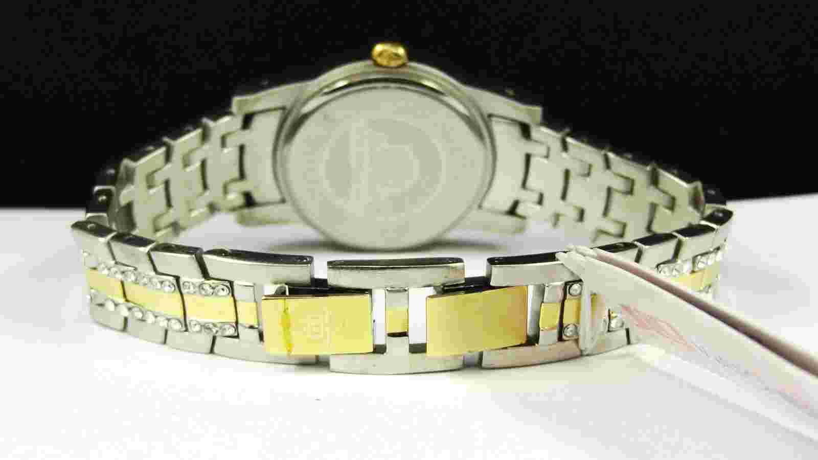 JLO Jennifer Lopez Collection JL/2399MPTT Crystal Accented MOP Dial Watch $150