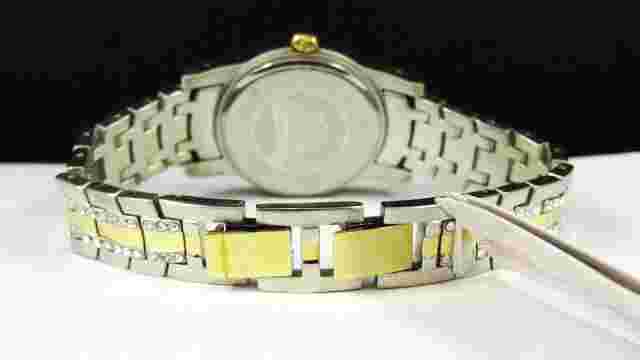 JLO Jennifer Lopez Collection JL/2399MPTT Crystal Accented MOP Dial Watch $150