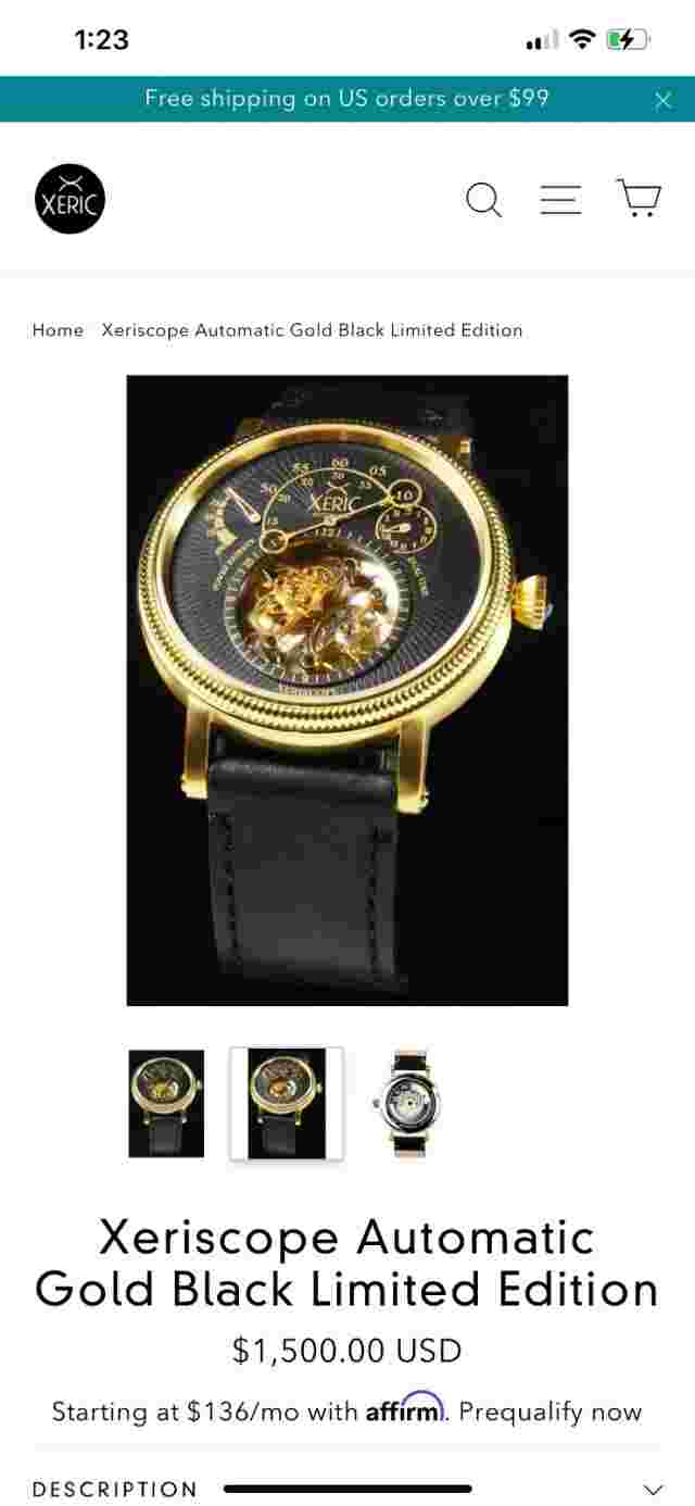 Watch men Xeric