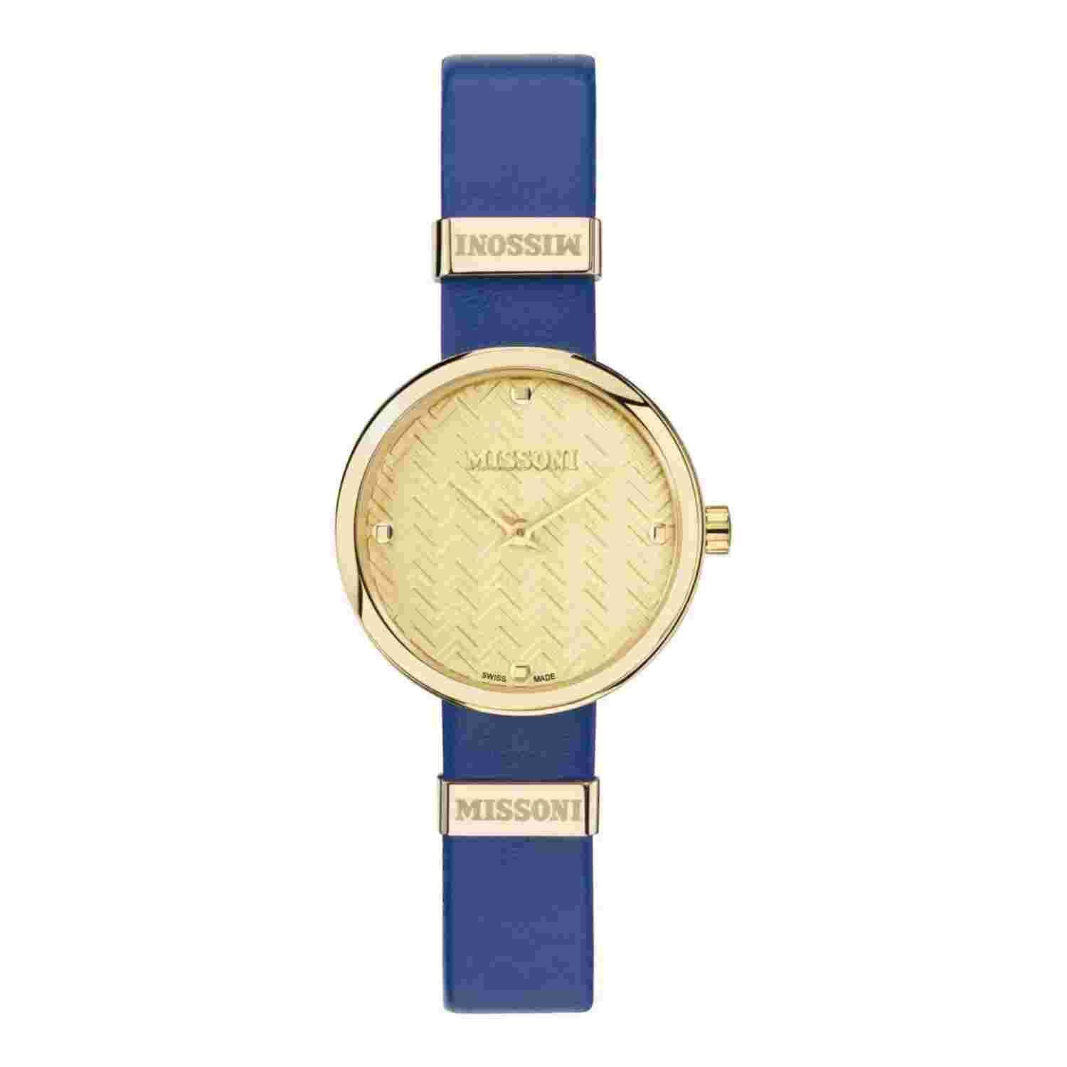 Missoni Blue Womens Analogue Watch M1 MWY102022