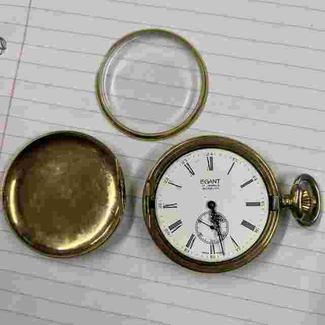 Vintage Swiss Made Legacy 17 Jewels Incabloc Pocket Watch